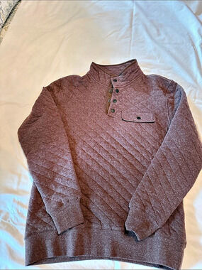 Faherty Epic Quilted Fleece Pullover Men’s Quilted Size Small